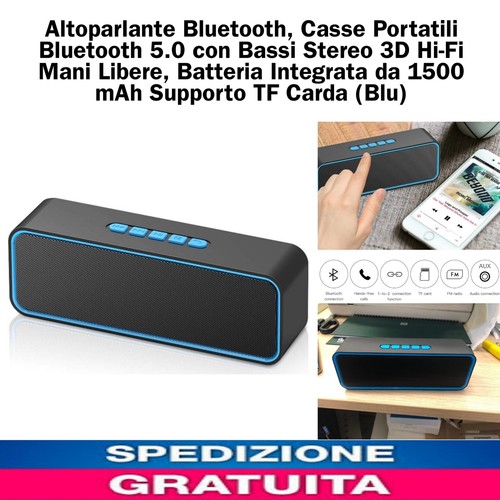 Altoparlante bluetooth casse - bluetooth,,