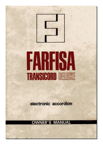 Farfisa transicord deluxe - transicord,