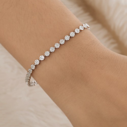 Bracciale tennis diamante - bracciale,