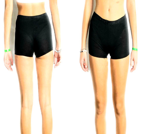Leggings corto donna nero - corto, da