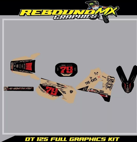 Adesivi yamaha dtr125 kit - adesivi,