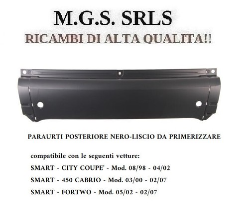 Paraurti posteriore - paraurti,