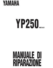 Vendo Manuale di Riparazione per Scooter Yamaha YP 250
