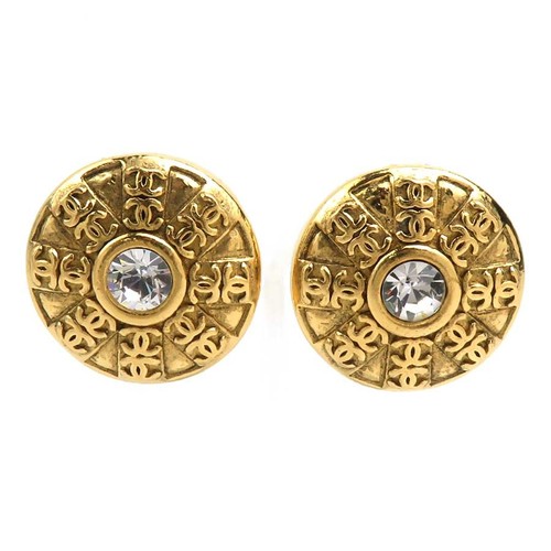 Orecchini con clip logo - , chanel