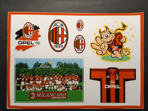 Set adesivi milan squadra e - set, ac