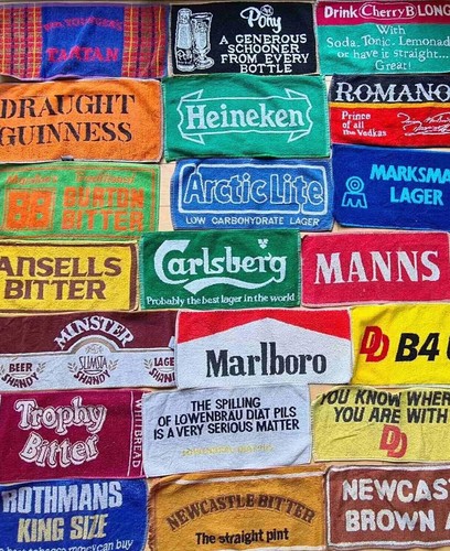 Vintage bar towel beer cloths - vintage,
