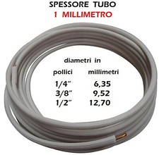 Rotolo 50 metri tubo rame