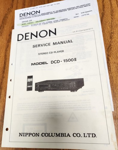 Denon dcd 1500ii lettore - denon, cd