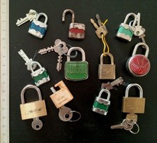 LUCCHETTI lotto 11 pezzi VINTAGE  