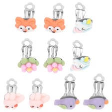  5 Paia Orecchini Clip On