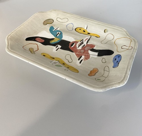 Vassoio ceramica scr revelli - vassoio,
