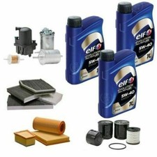 KIT TAGLIANDO 7 LT OLIO 5W40+4 FILTRI NISSAN TERRANO II 2.7 TDi  101 CV dal 1993