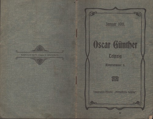 Lipsia listino prezzi - listino, 1911