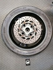 Ruota Cerchio Posteriore Yamaha T Max 500 2008-2012 Con Disco E Gomma Battlax