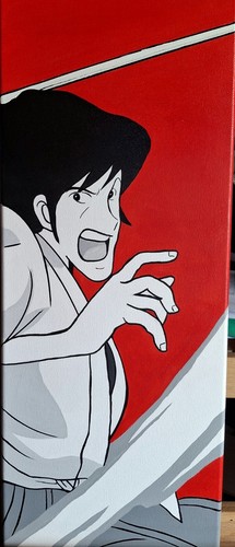 Goemon quadro dipinto mano - dipinto, a