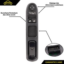 Controllo Pulsante Alzacristalli Anteriore Sinistro per Peugeot 207=6554QC