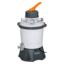 Bestway Filtro a Sabbia 3028 L/h Pompa Piscina Flowclear 58515 Valvola 6 Vie