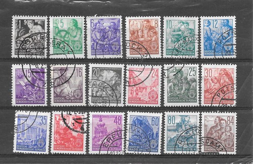 Ddr germania 1953 usati - usati, n°