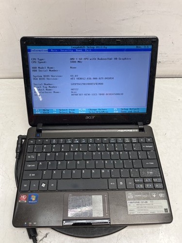 Acer aspire one 722 - acer,