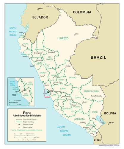 Perù politica amministrativa - perù,