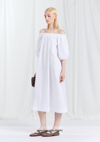 Blubianco abito donna lungo - blubianco,