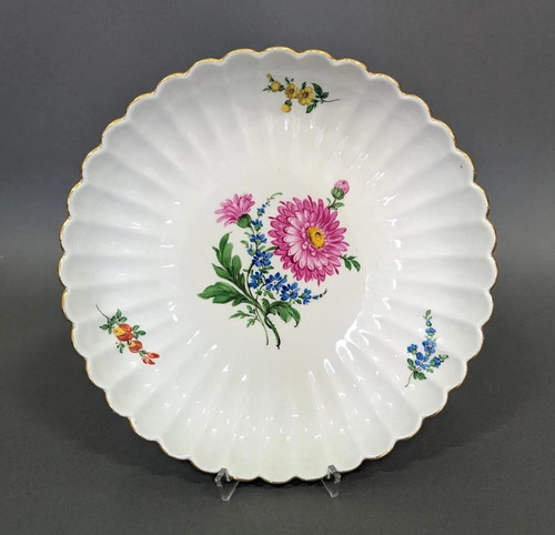 Meissen ciotola ventaglio - a,