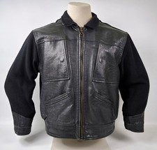 Giacca di pelle Chevignon nera