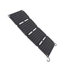 Pannello Solare Pieghevole 40W Silicone Monocristallino Ricarica Rapida QC Doppio USB