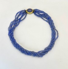 collana agata azzura vintage