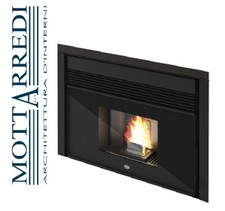 Inserto camino a pellet Eva Calor Tommy canalizzato 11 kw - Chiama x sconto