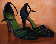 Sandali donna MISS SIXTY in camoscio nero n 36,  marca 