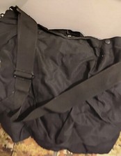 BORSA PORTA CASCO VOLO MILITARE MIL-TEC NERO  PILOTA 