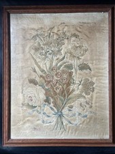 Antico quadro in tessuto con