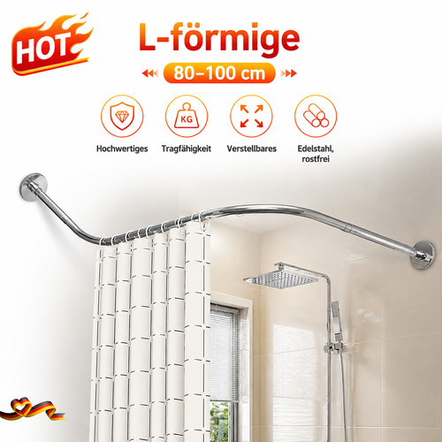 Asta doccia acciaio inox