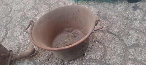 Pentola rame vintage - pentola, di