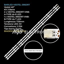 KIT 3 BARRE STRIP LED TV