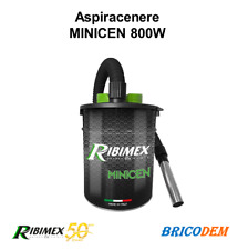 Bidone Aspiracenere Minicen Ribimex elettrico 800W aspira cenere stufe e camini