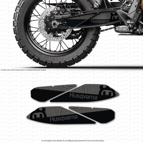 Set adesivi forcellone - , per
