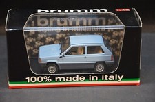 BRUMM 1/43 FIAT PANDA 34 1A SERIE EXPORT 1980 AZZURRO BAHIA R392 DIE CAST MODEL