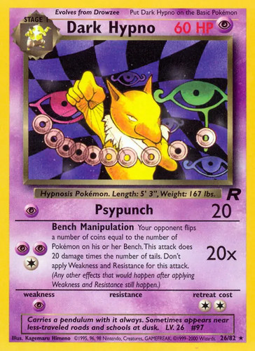 Dark hypno pokemon - dark, 26/82