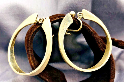 Orecchini cerchio vintage - orecchini,