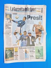 GAZZETTA DELLO SPORT 31 AGOSTO