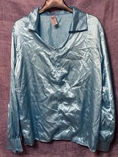 Camicia anni 60, blu, abito