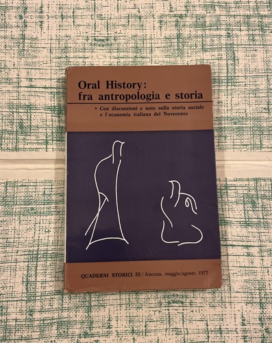 Oral history antropologia - antropologia, e