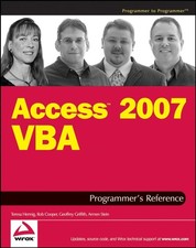 Access 2007 VBA Programmer's