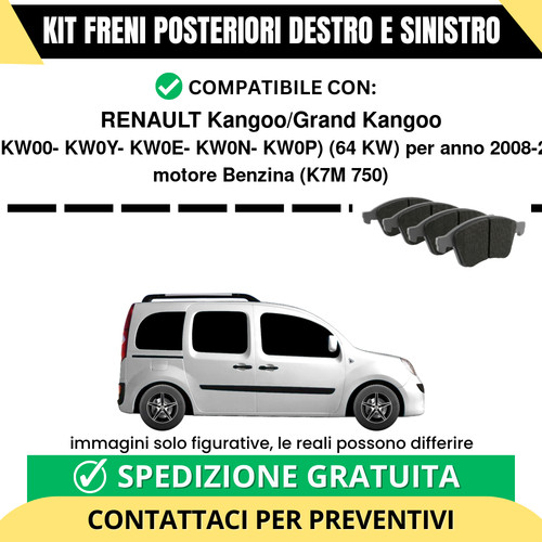 Pastiglie freno posteriori - pastiglie,
