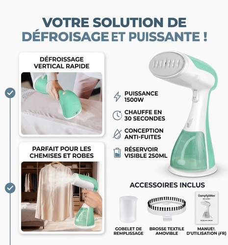 Défroisseur vapeur portable - vapeur,