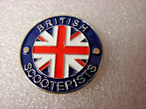 British scooterists pin badge - pin,