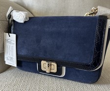 Tracolla Brahmin Rosa Navy