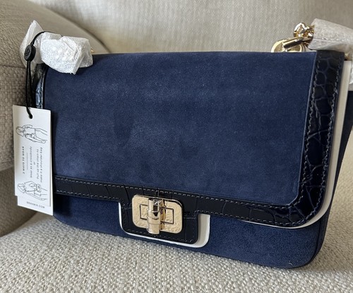 Tracolla brahmin rosa navy - tracolla,